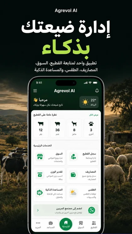 لوحة التحكم لإدارة الضيعة الفلاحية بذكاء وسهولة